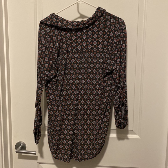 Patterned Button Down Shirt - Picture 2 of 3